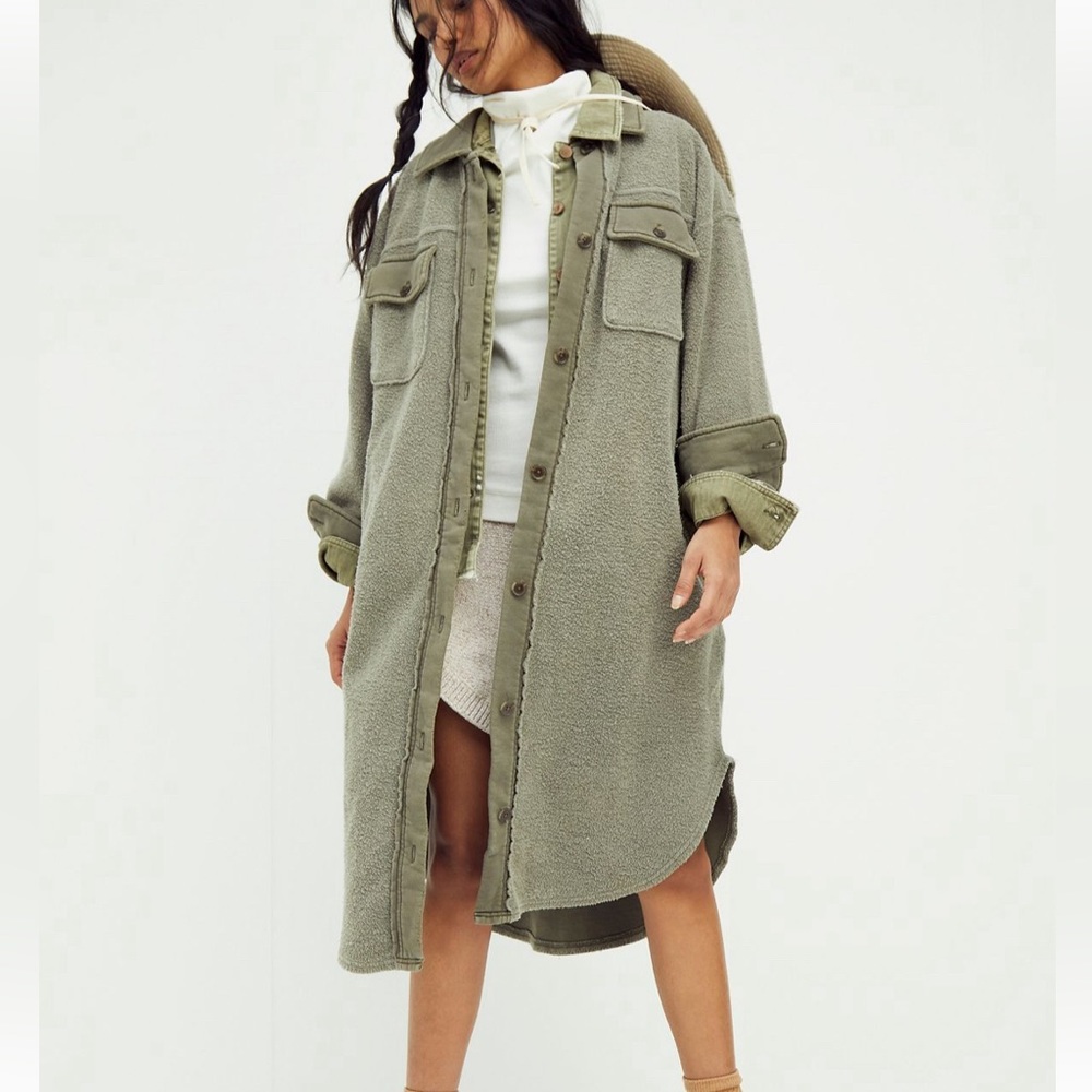 Free People Long Ruby Jacket